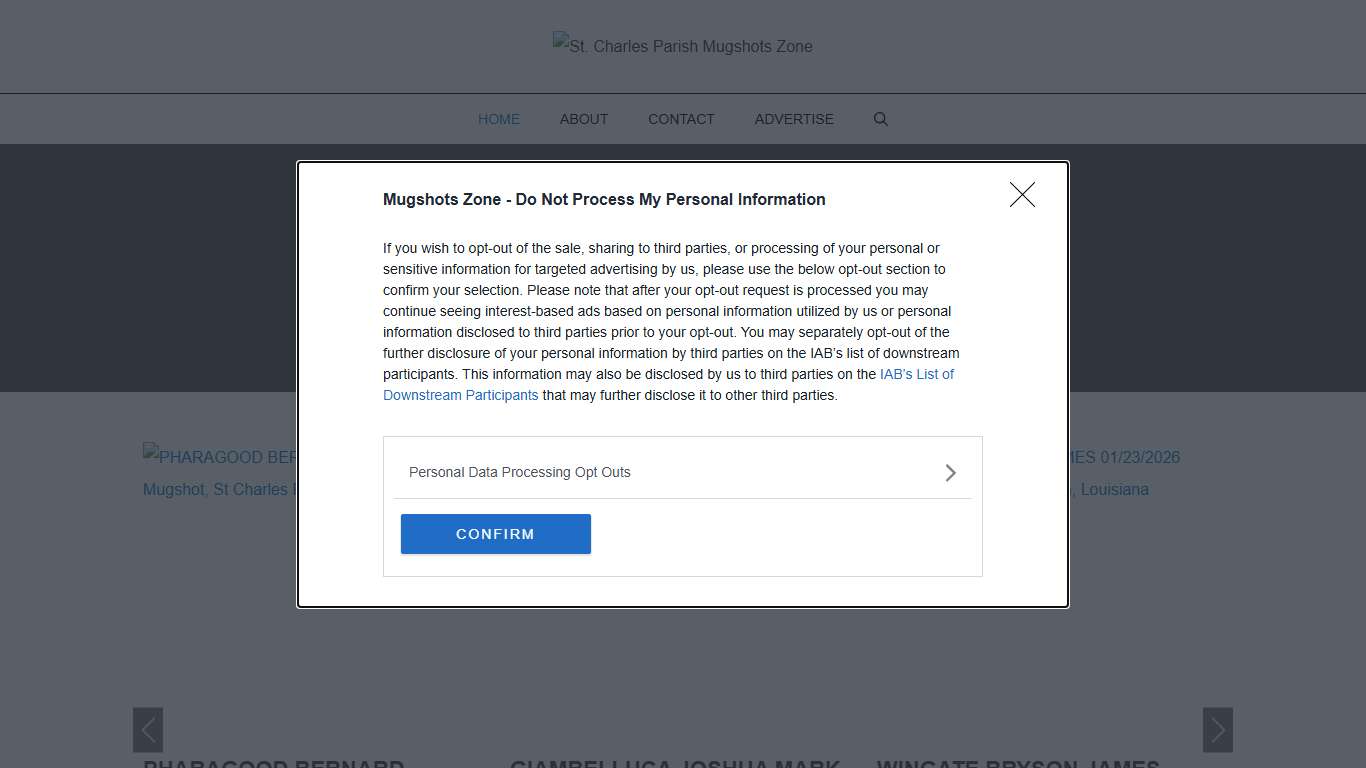 St. Charles Parish Mugshots Zone