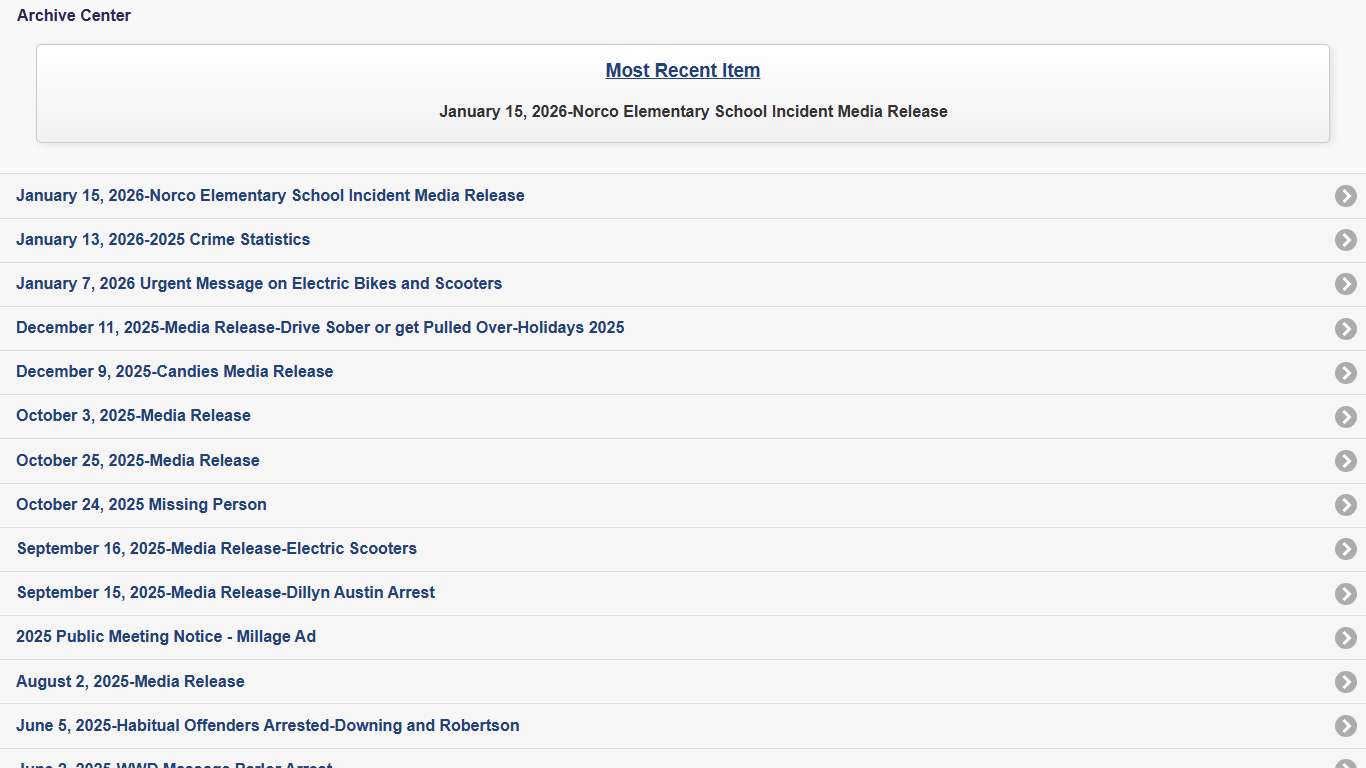 St. Charles Parish Sheriff - Archive Center